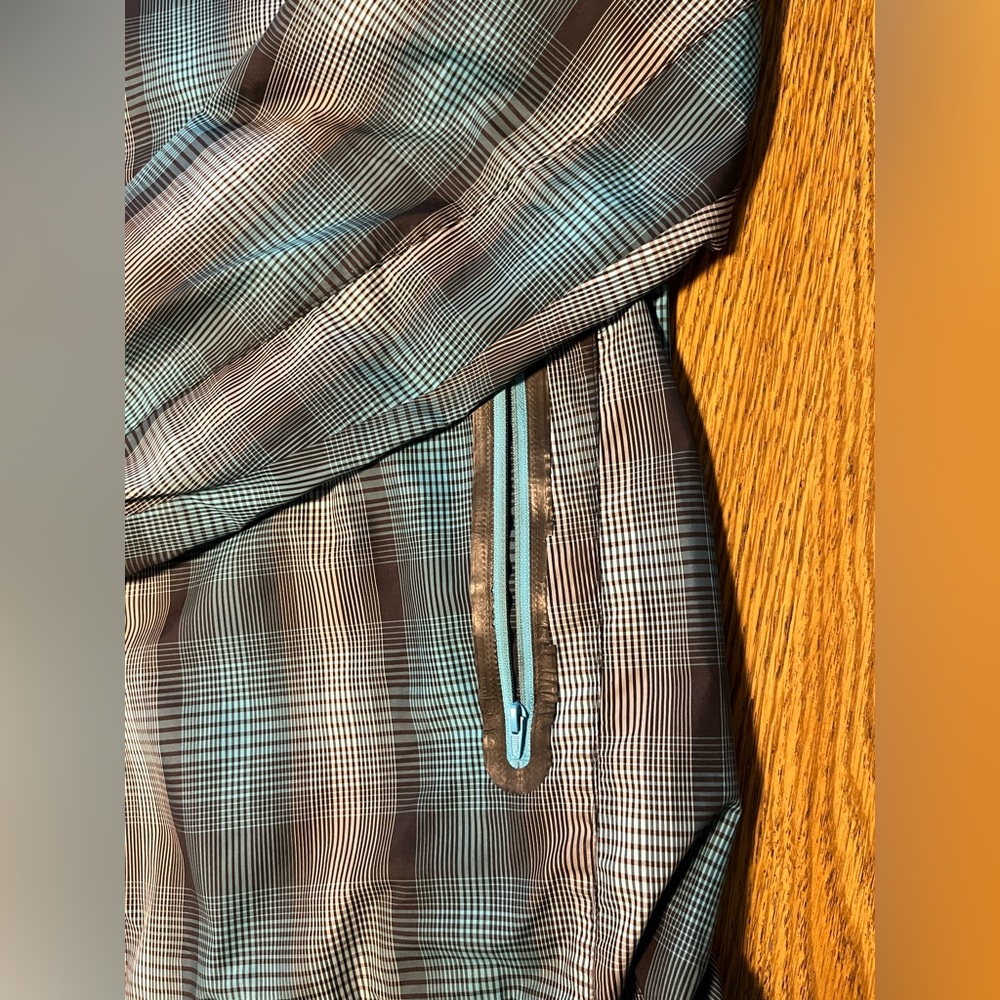 Puma Men's XL Blue and Gray Plaid Jacket - Picture 2 of 6